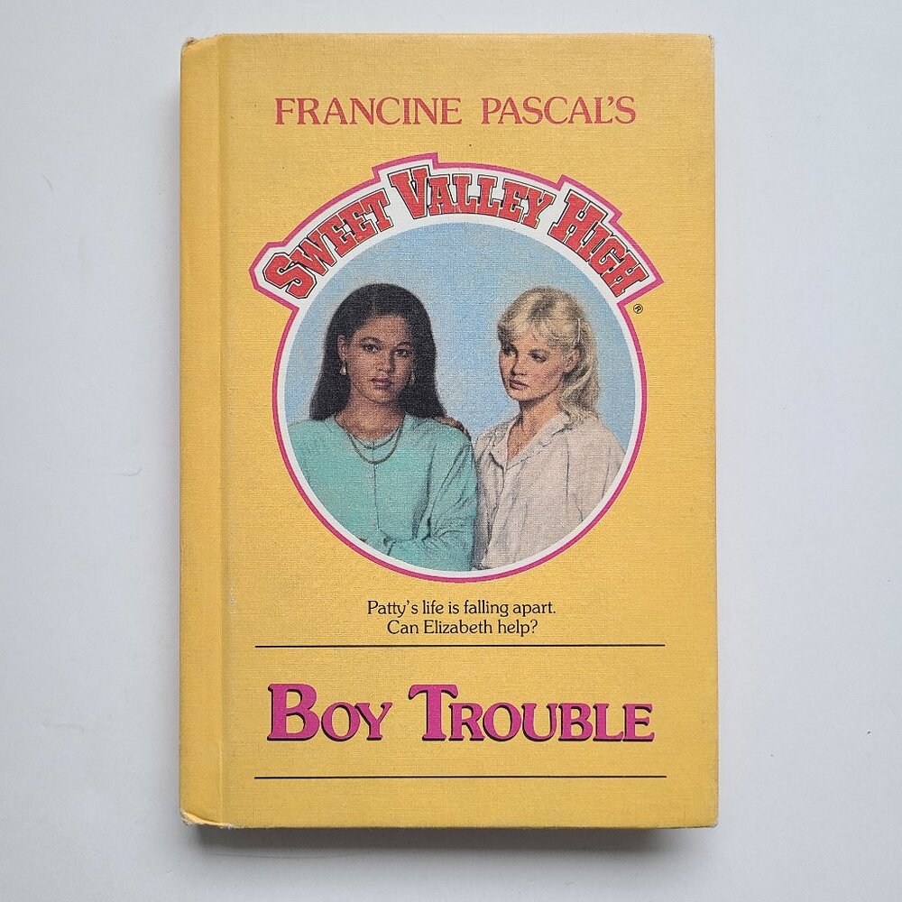 Book Boy Trouble Sweet Valley High #61 Hardcover 80s 90s YA Romance